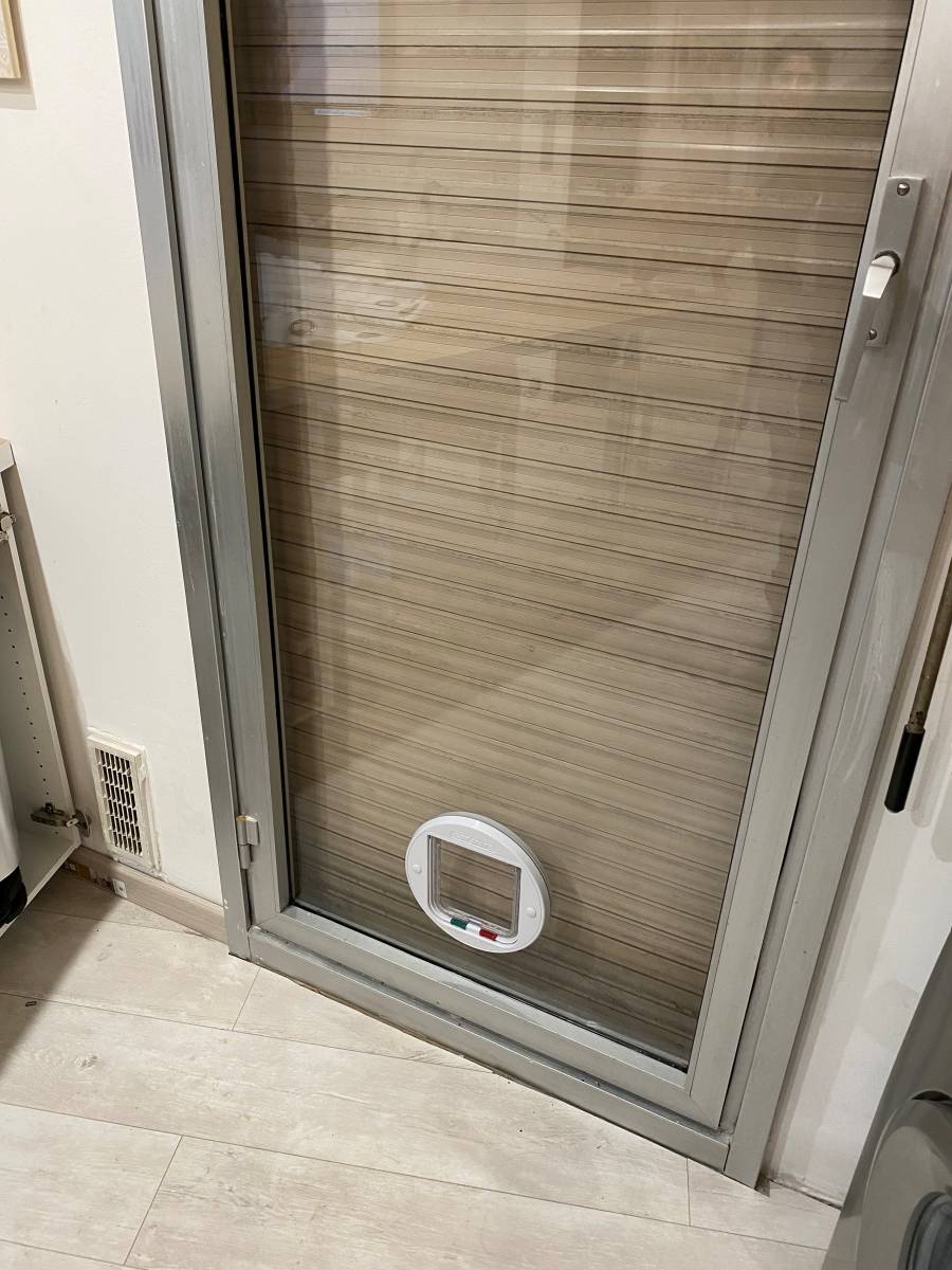installation chatière dans porte fenêtre à Nice