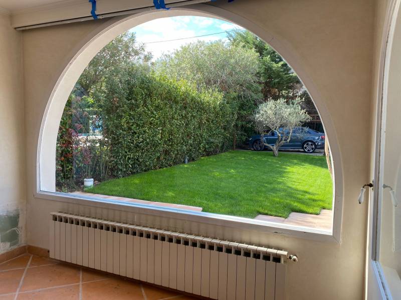 baie vitrée fixe sur mesure Cap d'antibes Alpes maritimes
