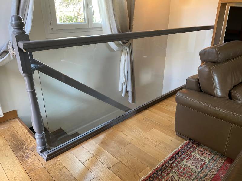 Garde-corps en verre